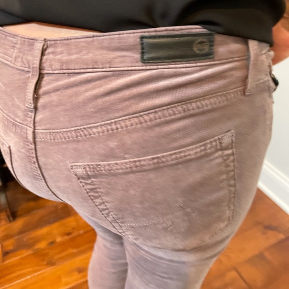Anthropologie AG Adriano Goldschmied Velvet Skinny Jeans EUC - Picture 5 of 8